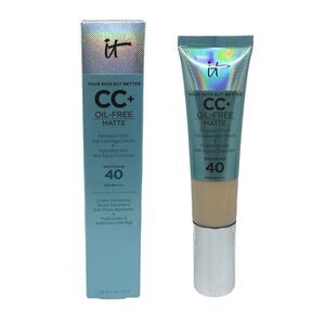 IT Cosmetics CC+ Oil-Free Matte Cream SPF 40 - 1.08 fl oz / 32 ml - Light